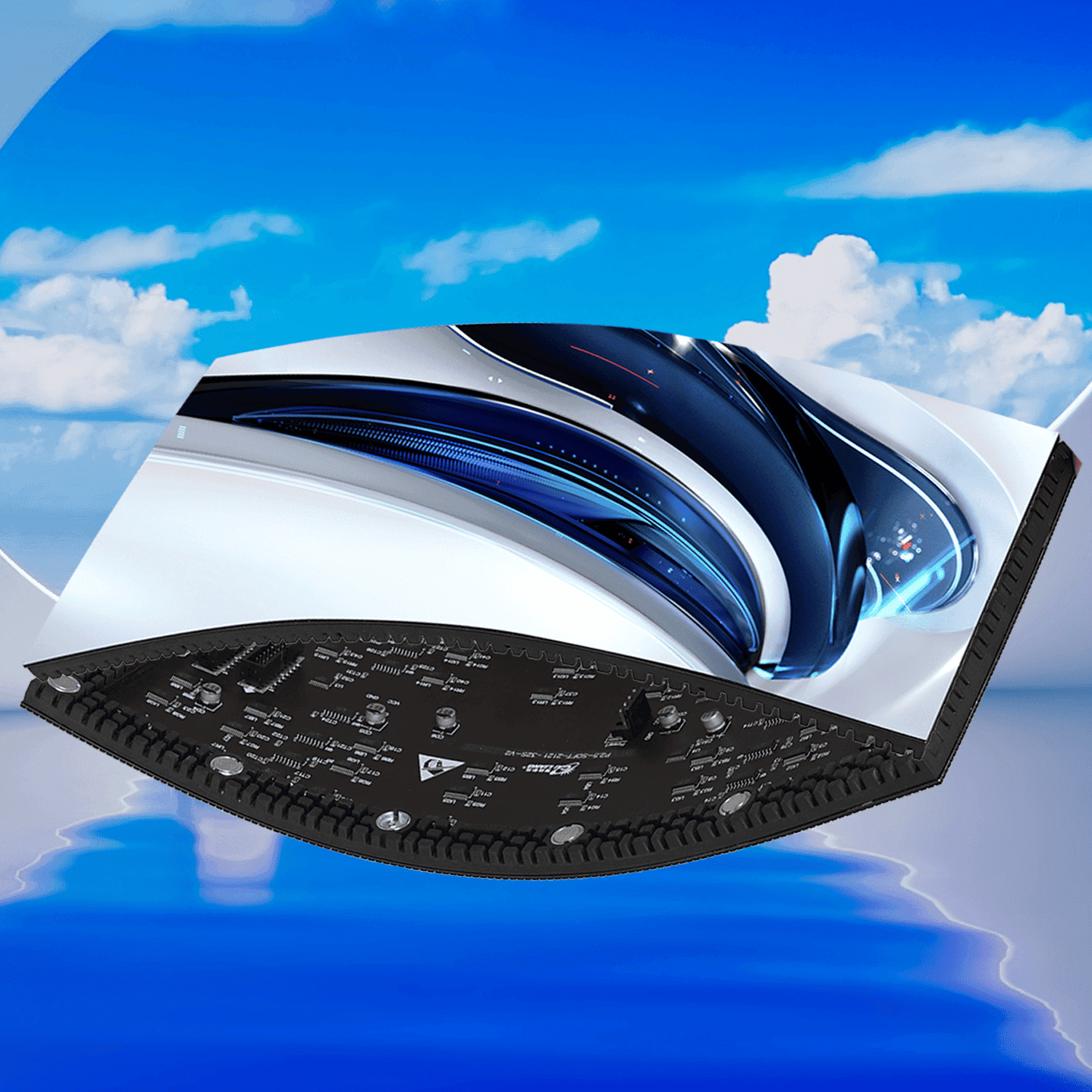 Flexible LED screen